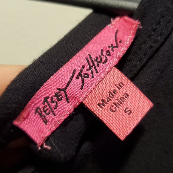 BETSEY JOHNSON | Black Laced Up Bodycon Dress in Size Small - Picture 3 of 8